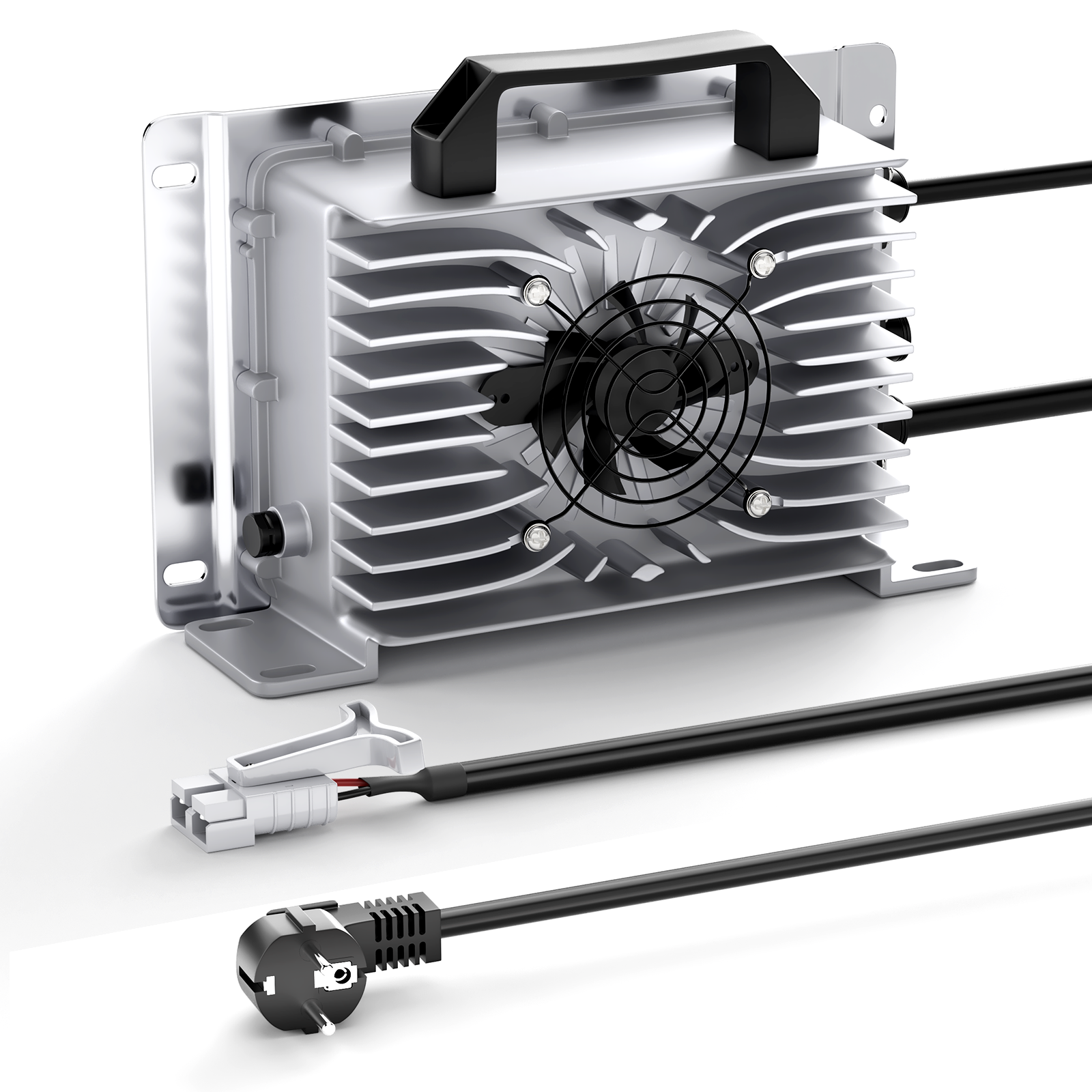 Suraziki 24 V 50 A Blei-Säure-Batterieladegerät, IP65 wasserdicht, Schnellladegerät für AGM-Gel-Blei-Säure-Batterie, Golfwagen-Batterie
