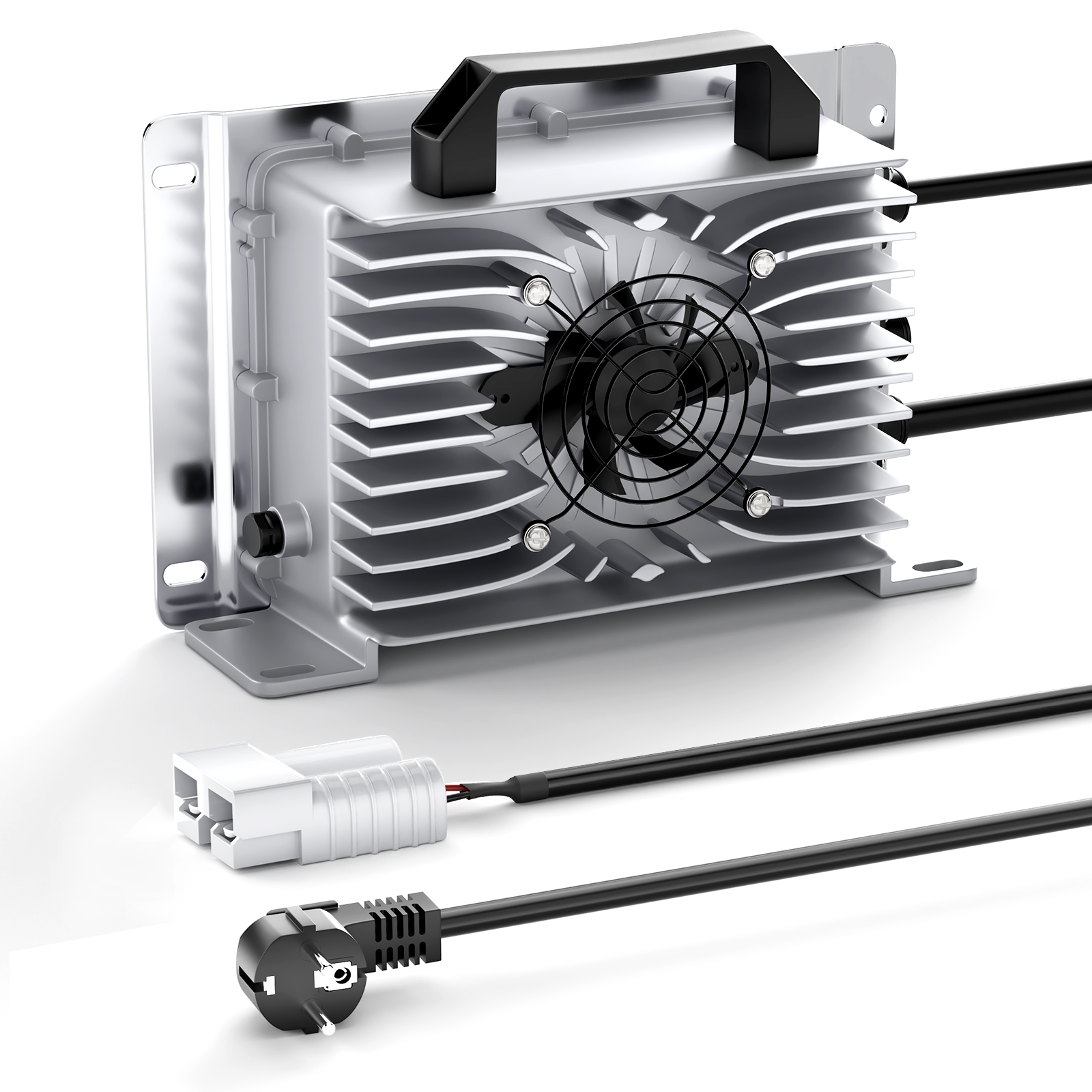 Suraziki 67,2 V 30 A Lithium-Batterieladegerät für 59,2 V 60 V 16S Batterie, IP65 wasserdichtes Ladegerät für Elektrofahrzeuge, E-Bikes und Roller